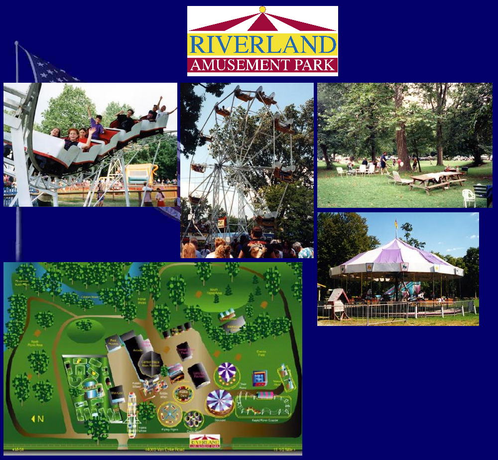 images from archived web site Riverland Amusement Park (Utica Amusement Park), Sterling Heights